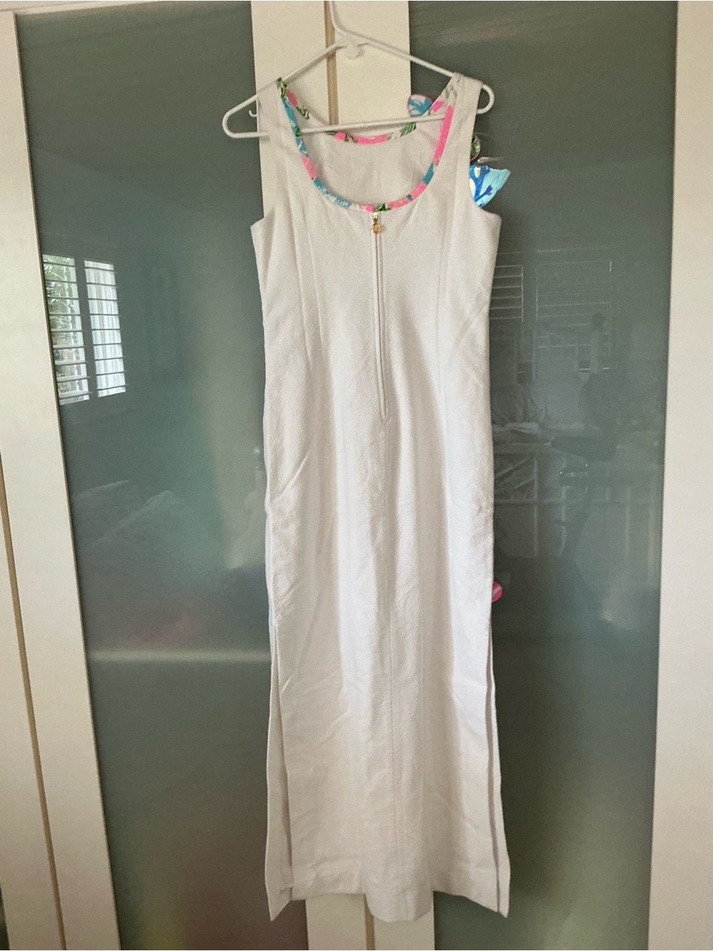 Lilly Pulitzer Marleigh Stretch Maxi Shift Dress in Resort White - Picture 2 of 7
